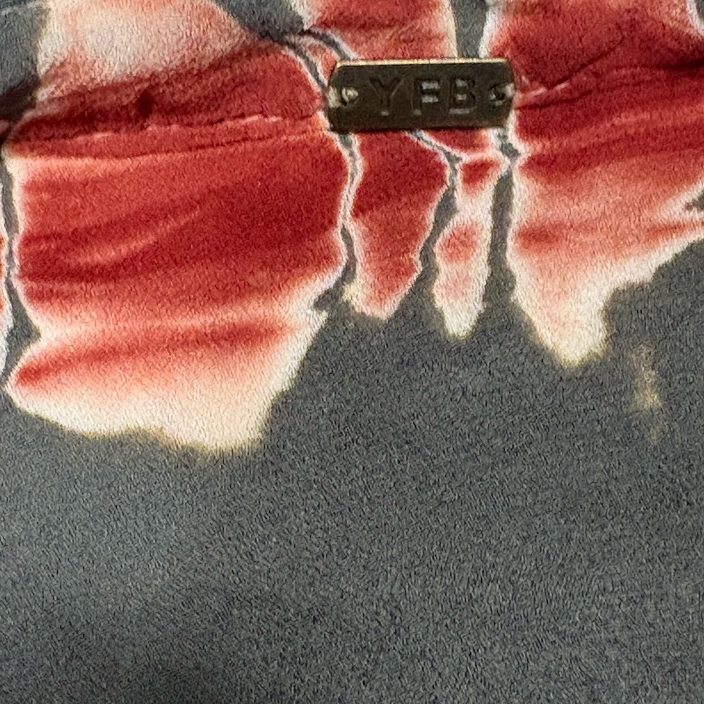 Young Fabulous & Broke  Tie Die red & grey blouse small - Picture 11 of 11